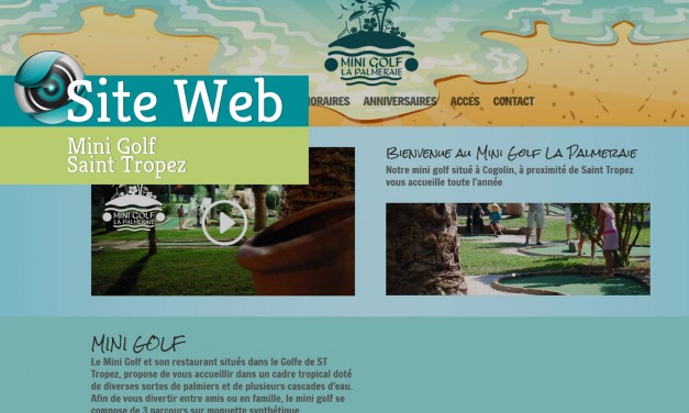 Site Web-Mini Golf La Palmeraie