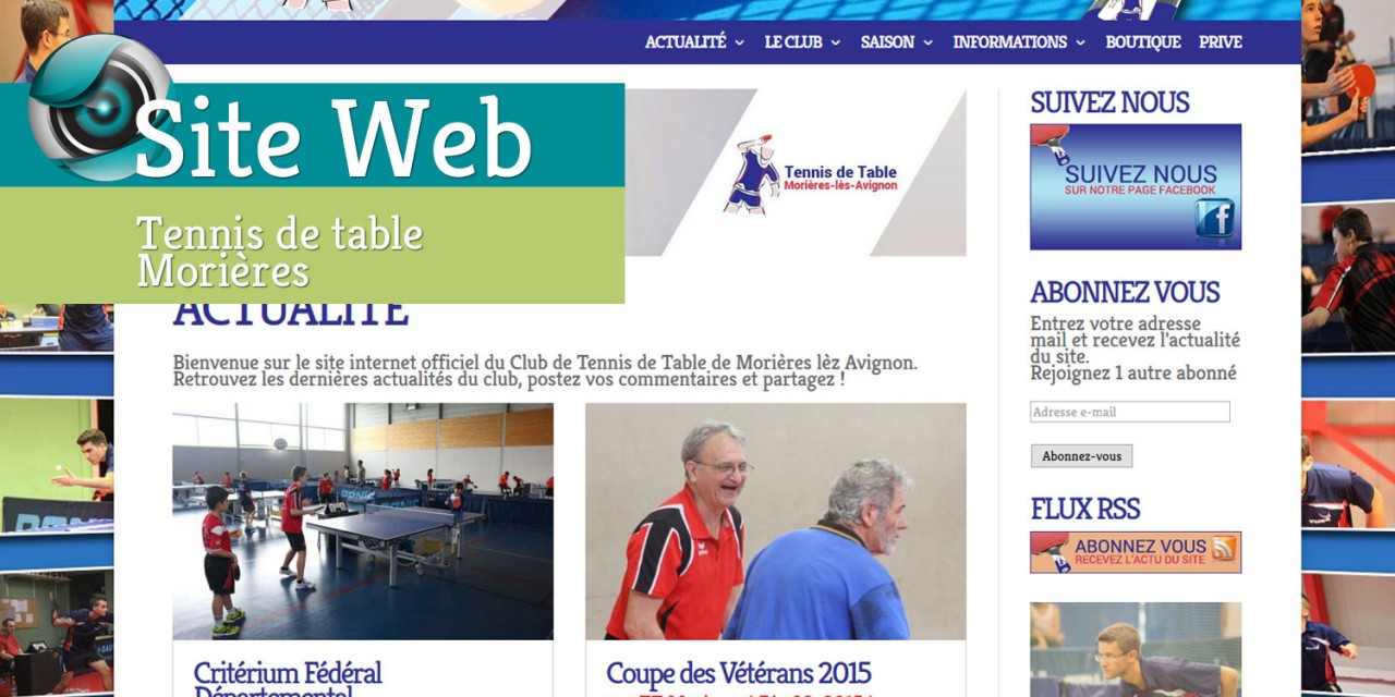 Site Web-Tennis de Table