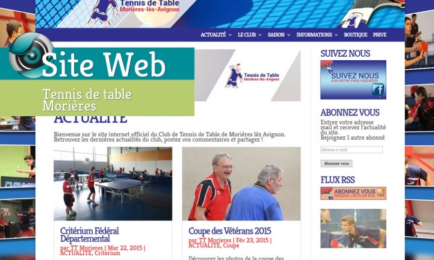 Site Web-Tennis de Table